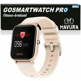 MAVURA GOSMARTWATCH PRO Smartwatch Bluetooth Fitnesstracker Fitness Armband Smartwatch für Android und…