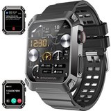 IVSO smartwatch,Fitness Tracker uhr für Damen Herren mit Telefonfunktion Smartwatch (Fitnessuhr mit…