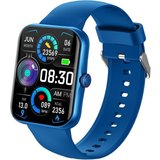 SEVGTAR Smartwatch (1,83 Zoll, Android, iOS), mit Telefonfunktion Fitnessuhr Herzfrequenz,Schlafmonitor,37…