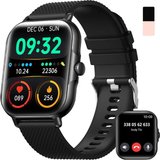 zaisia Smartwatch (1,83 Zoll, Android iOS), Fitness-Uhr mit Herzfrequenz und Anrufbenachrichtigungsfunktion…