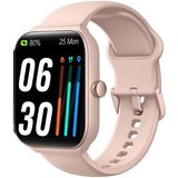 OKWISH Damen Herren Fitness Uhr Uhren Tracker Smart Watch Sportuhr Armbanduhr Smartwatch (1,95 Zoll,…