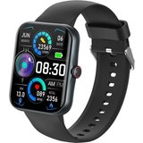 SEVGTAR Smartwatch (1,83 Zoll, Android iOS), Telefonfunktion Fitness Tracker Schlafmonitor 37 Sportmodi…