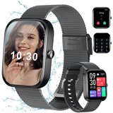 IBETTER Smartwatch,Fitness Tracker Uhr für,Damen Herren Smartwatch Smartwatch (2.0'' HD Voll Touchscreen…