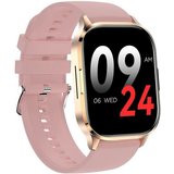 MIRUX Watch Aktivitätstracker Schrittzähler Schlafmonitor Touch Uhr Damen Smartwatch