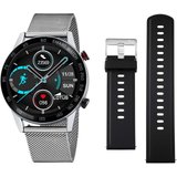 Lotus 50017/1 Smartwatch Set, 2-tlg., mit Wechselarmband aus schwarzem Silikon