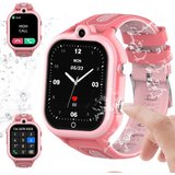 Tisoutec Kinder Smartwatch Telefon,Anrufe,Nachrichten,SOS-Funktion, (1.85 cm) Smartwatch (1.85 cm cm)…