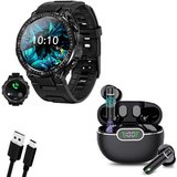 HYIEAR Smartwatch für Damen und Herren, 1,39 Zoll OLED, Bluetooth-Headset 5.3 Smartwatch (Android/IOS)