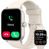 Konitee Smartwatch (1,8 Zoll, iOS Android), Damen mit Telefonfunktion Alexa Integriert Fitnessuhr 100…