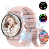 Sross Smartwatch, Smartwatch Herren mit Telefonfunktion Uhren Herren Smartwatch (1,43 Zoll Runde AMOLED…