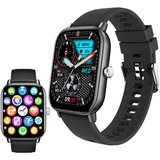 LQWELL Smartwatch Schlafmonitor für Damen Herren Smartwatch (5.1 cm/2.01 Zoll Full-Touch Zoll) mit Bluetooth-Anrufen,…