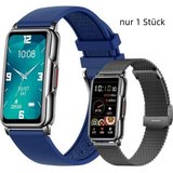 OKWISH Damen Herren Fitness Uhr Uhren Tracker Smart Watch Sportuhr Armbanduhr Smartwatch (1,47 Zoll)…