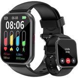 Cloudpoem HD-Touch Screen, Telefonfunktion, Fitness Tracker Smartwatch (1,85 Zoll, Android/iOS), mit…