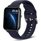 Sross Smartwatch, Fitness Tracker Uhr für Damen Herren Smartwatch Smartwatch (1,69" HD Voll Touchscreen…