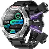 DOPWii 1,52-Zoll-Touchscreen-Smartwatch, Uhr mit integriertem TWS-Bluetooth Smartwatch (1.52 Zoll),…