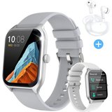 Yuede Smartwatch,Neueste 1,96-Zoll-Fitness-Smartwatch für Damen Herren Smartwatch (Bluetooth 5.2 Anruffunktion,…