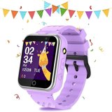 retysaz Smartwatch (1,54 Zoll), Kinder-Smartwatch Spiele Kameras Schrittzähler Stil Geschenkidee