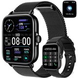IBETTER Smartwatch, Damen Herren Smartwatch, Fitness Tracker Uhr Smartwatch (Fitnessuhr mit Telefonfunktion,Smartwatch…
