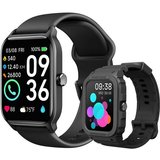 Yuede Smartwatch Damen und Herren, Fitness Uhr Mit Sprachanruf, Smartwatch (1,8 Zoll) Fitness Tracker…