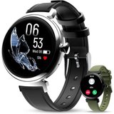 OUKITEL IP68 Wasserdicht Frauen's Smartwatch (1,04 Zoll, Android / iOS), mit Stilvolle Multifunktional,…