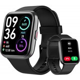 FELIXLEO Smartwatch mit Telefonfunktion 1,8''Fitnessuhr 100 Sportmodi Smartwatch, 1-tlg.