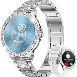 Lige Smartwatch (1,32 Zoll, Android iOS), Damen mit Telefonfunktion 20 Sportmodi Armbanduhr Pulsuhr…