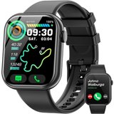 Hwagol Fitness Tracker 140+ Sports Modes Wasserdicht Smartwatch (1,8 Zoll, Android/iOS), Heart Rate/Sleep…