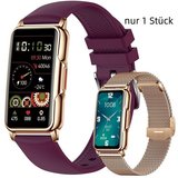 REDOM Damen Herren Fitness Uhr Uhren Tracker Smart Watch Sportuhr Armbanduhr Smartwatch (1,47 Zoll)…