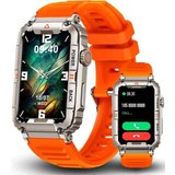 AWSENS Fur Herren mit Telefonfunktion Touchscreen Smartwatch (1.57 Zoll, Android / iOS), Mit Fitness…