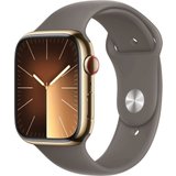 Apple Watch Series 9 GPS + Cellular Stainless Steel 45mm S/M Smartwatch (4,5 cm/1,77 Zoll, Watch OS…