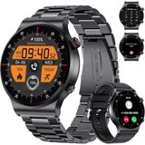 Lige Herren Bluetooth Anruf Musik Voice Chat 100+ Sport Modus Smartwatch (1,32 Zoll, Android iOS), Fitness…