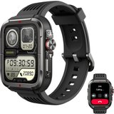 SKG Aktivitätstracker, IP68 wasserdicht Männer und Frauen Smartwatch (Android/iOS), mit Herzfrequenzmesser,…