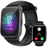 JUNG RUIMEN Smartwatch Damen & Herren Fitnessuhr, mit Bluetooth Smartwatch (4,59 cm/1,85 Zoll) mit Telefon…