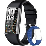 ECOSOON für Damen Herren Touchscreen Fitnessuhr Smartwatch (1,47 Zoll, Android iOS), mit Schrittzähler,…