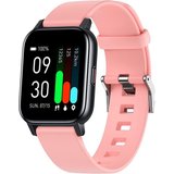 MicLee Smartwatch (1,3 Zoll, Andriod iOS), Fitness Tracker Fitnessuhr Armband Zifferblatt Sportuhr Wasserdicht
