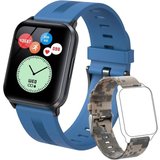 SUPBRO Smartwatch (Andriod iOS), Fitness Armband Tracker Touch Screen Uhr Wasserdicht IP68 Armbanduhr