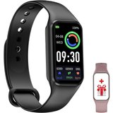 FeipuQu Smartwatch (1,47 Zoll, Android iOS), Damen herren kalorien schrittzähler schlaf und herzfrequenzmesser