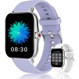 Colesma IP67 Wasserdichtigkeit Damen mit Telefonfunktion Smartwatch (1,7 Zoll), HD Touchscreen Fitness…
