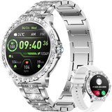 Lige Fur Damen Bluetooth Anrufe Smartwatch (1.32 Zoll, Android / iOS), Mit 100+ Sport Fitness TrackerTouch…