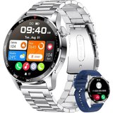 FoxBox Smartwatch (1,32 Zoll, Android, iOS), Herren Telefonfunktion Herzfrequenz, Schlafmonitor,IP67…