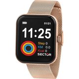 Sector Sector Herren Armbanduhr Smartwatch, Analog-Digitaluhr, Herrenuhr rund, groß (ca. 41x49,8mm),…