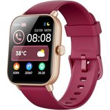 Yoever IP68 wasserdicht Smartwatch (1,8 Zoll, Android / iOS), mit schönem Design Gesundheitsüberwachung,…
