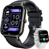 Cantaos Smartwatch (1,83 Zoll, Android, iOS), Mit Telefonfunktion,Fitness Tracker Wasserdicht Blutdruck…
