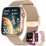 Powerwill Smartwatch Damen,fitness tracker herren mit Telefonfunktion Smartwatch Smartwatch (1,91 Zoll)…