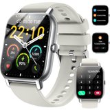 Nerunsa Herren's und Damen's IP68 Wasserdicht Fitness-Tracker Smartwatch (1,85 Zoll, Android/iOS), mit…