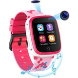 Fitonme Smartwatch (1,54 Zoll, android ios), Kinder mit 2 Kameras SOS Zwei-Wege-Anruf HD 7 Puzzlespiele…