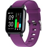 MicLee Smartwatch (1,3 Zoll, Andriod iOS), Fitness Tracker Fitnessuhr Armband Personalisiertes Wasserdicht…