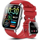 Ddidbi Smartwatch (1,85 Zoll, Android iOS), Fitnessuhr Telefonfunktion Touchscreen mit Herzfrequenz…