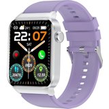 uaue T50S Damen Herren Fitness Touchscreen Sport Smartwatch (1,85 Zoll), mit Pulsuhr Herzfrequenz Schlafmonitor…