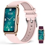 Gontence Damen Smartwatch Smartwatch (iOS und Android cm), Damen Smart Watch Fitnessuhr, 1-tlg., Fitness…