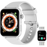 FeipuQu Smartwatch (1,85 Zoll, Android, iOS), mit Bluetooth Anruf, Sprachassistent, Fitness Tracker,…